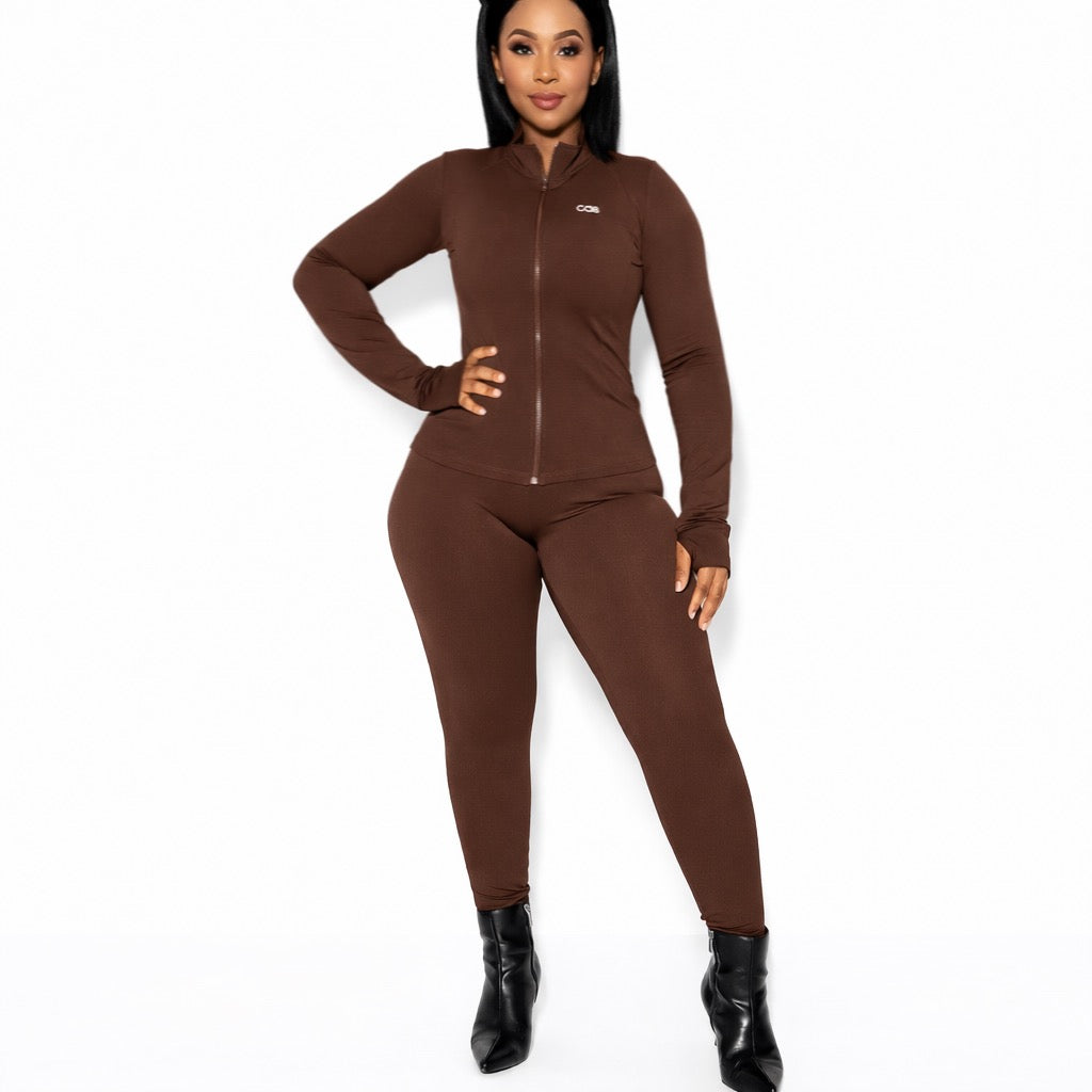 CAS Contour Zip Up 2pc Set