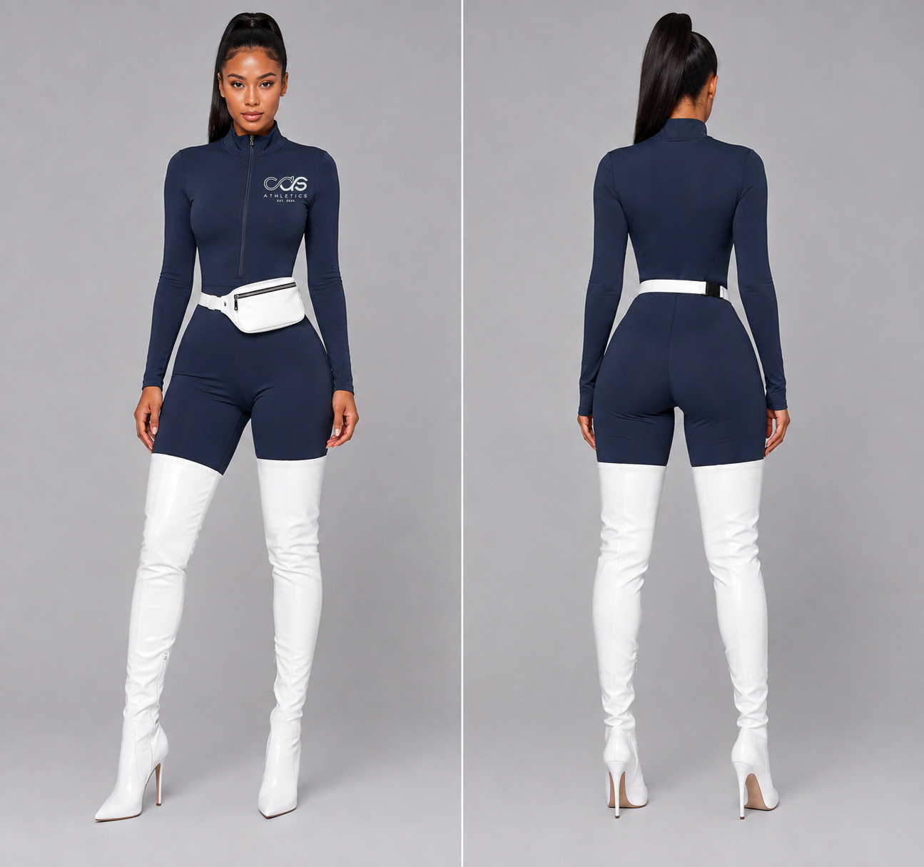 CAS City Sculpt Long-Sleeve Jumpsuit