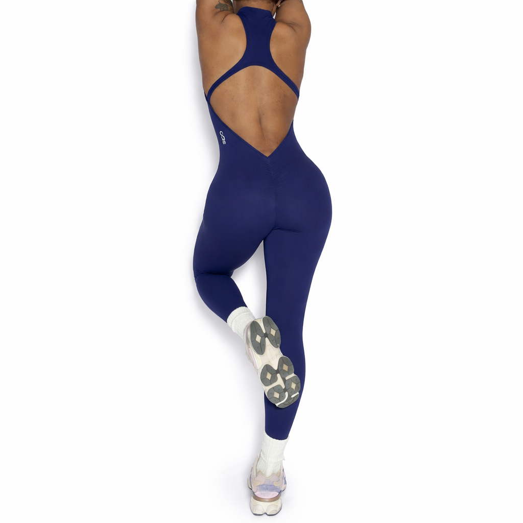 CAS Cardi Zip Front/ X-Back Snatch Jumpsuit