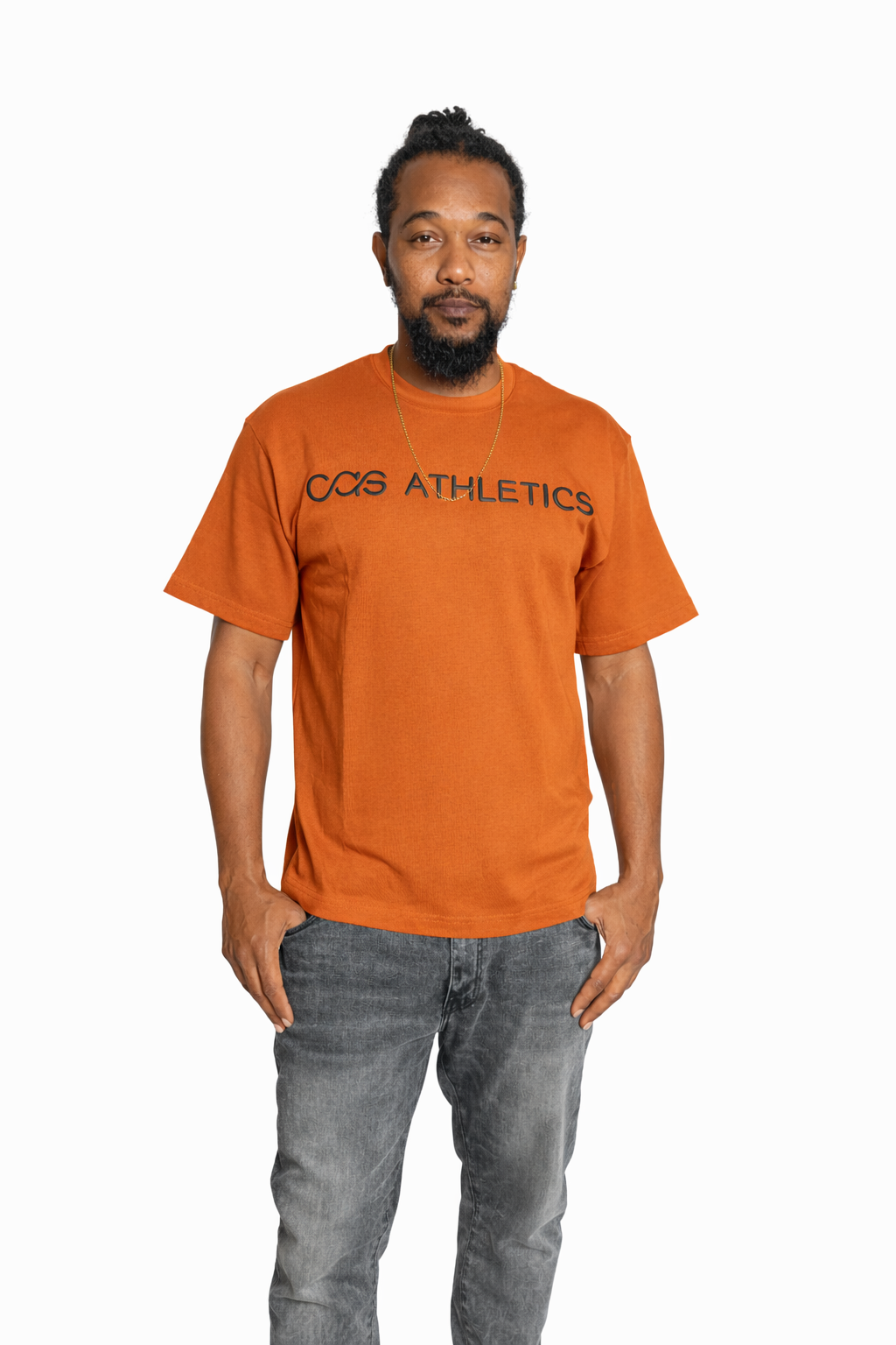 CAS Men Puff Print T-Shirts