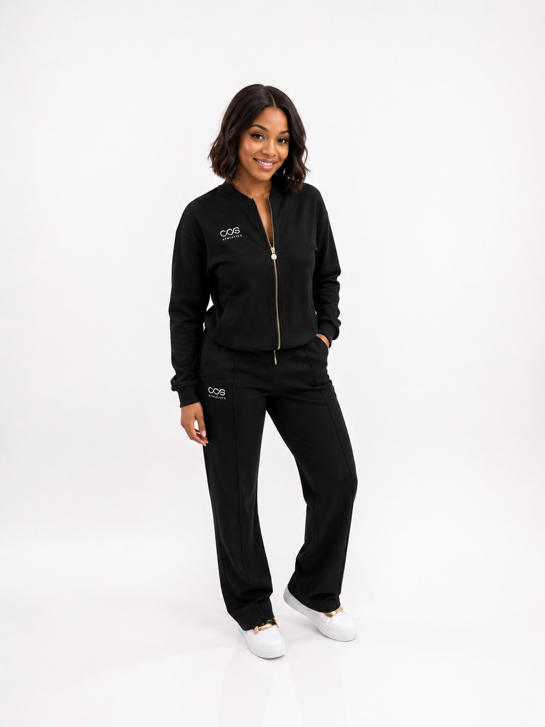 CAS NOIR LUXE TRACKSUIT