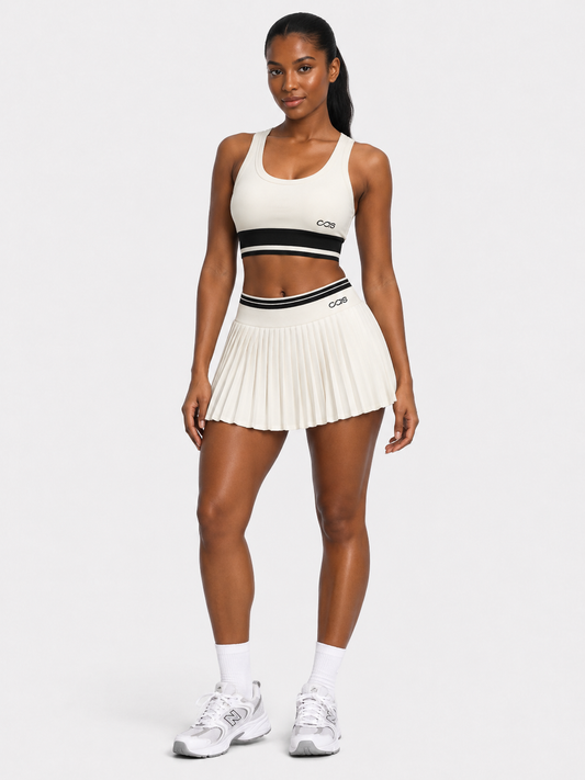 CAS Soft Girl Tennis Skirt 2pc Set