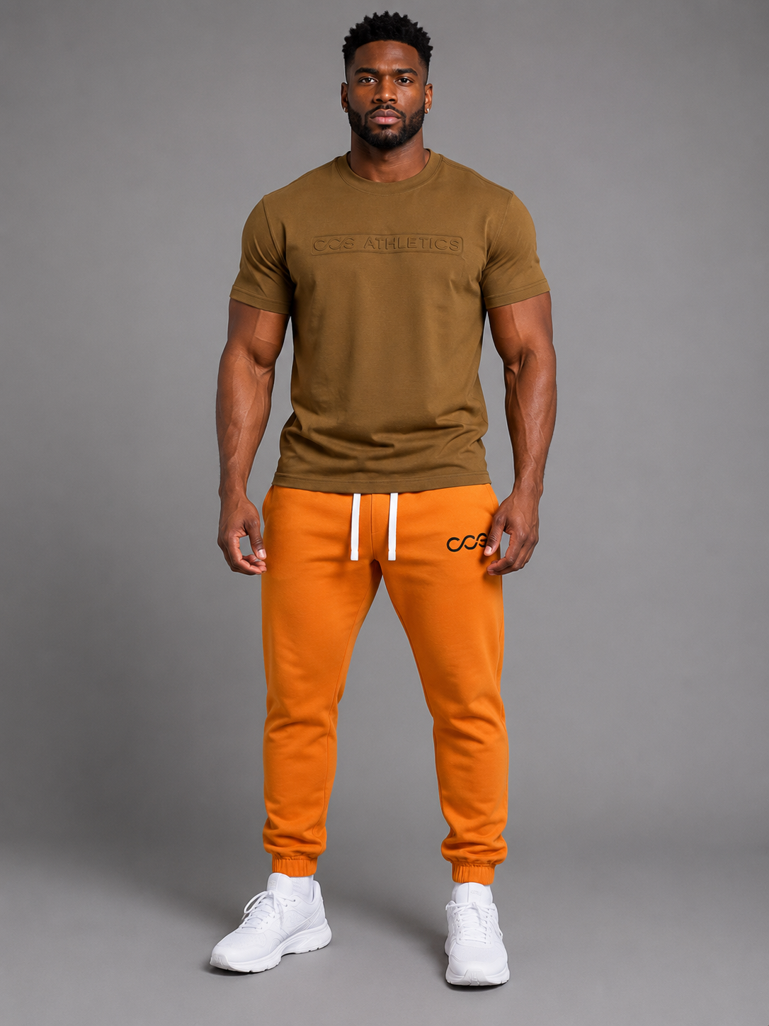 CAS Men Casual Emboss T-Shirts