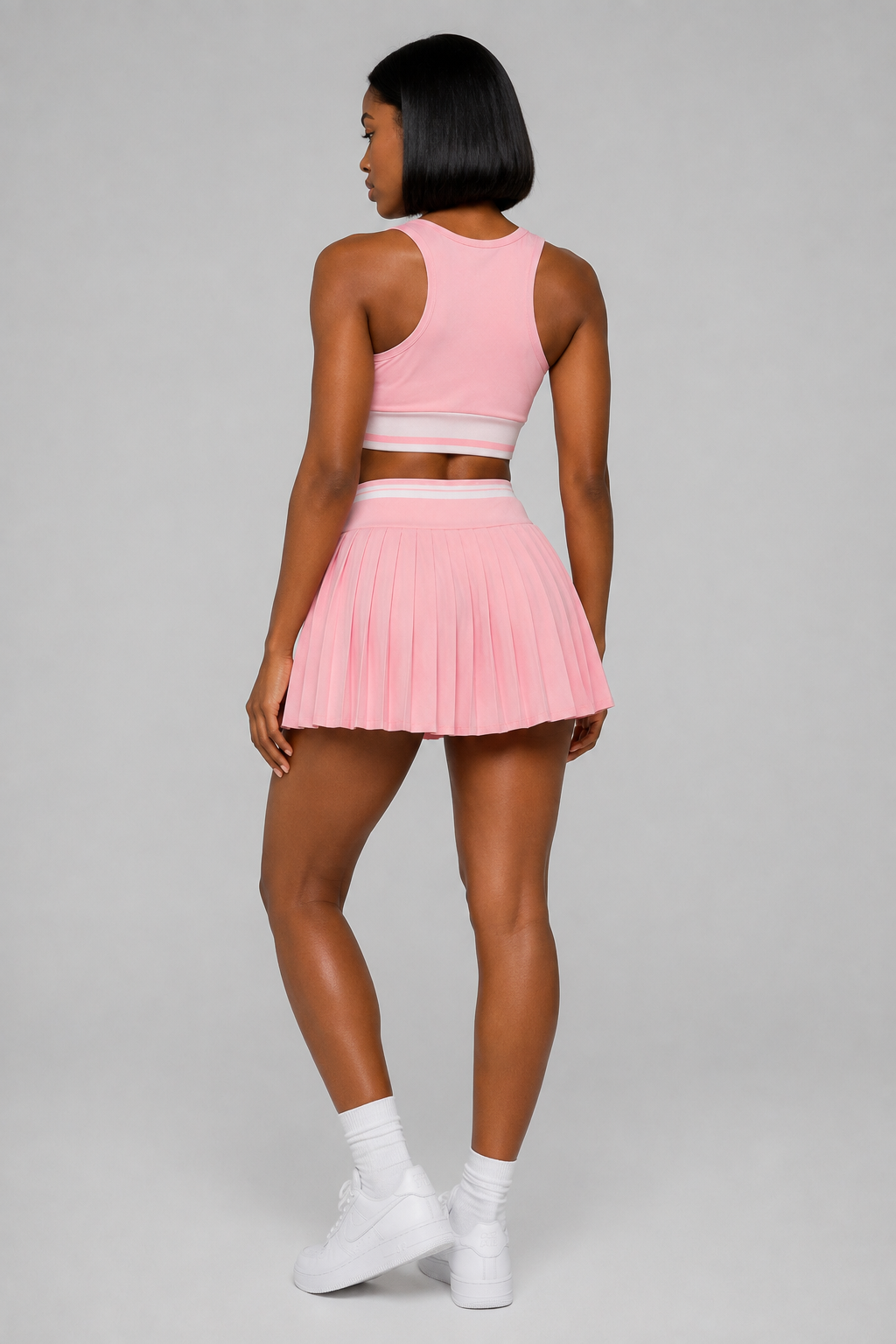 CAS Soft Girl Tennis Skirt 2pc Set