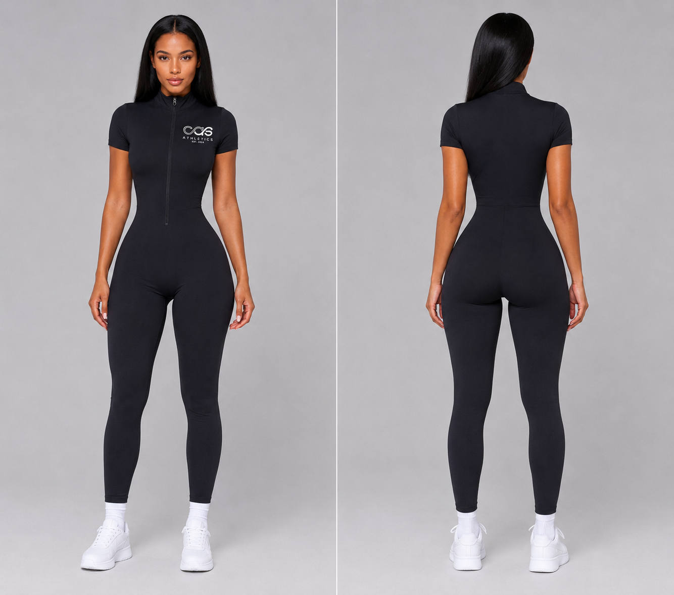 CAS Elevate Sculpt Zip Romper