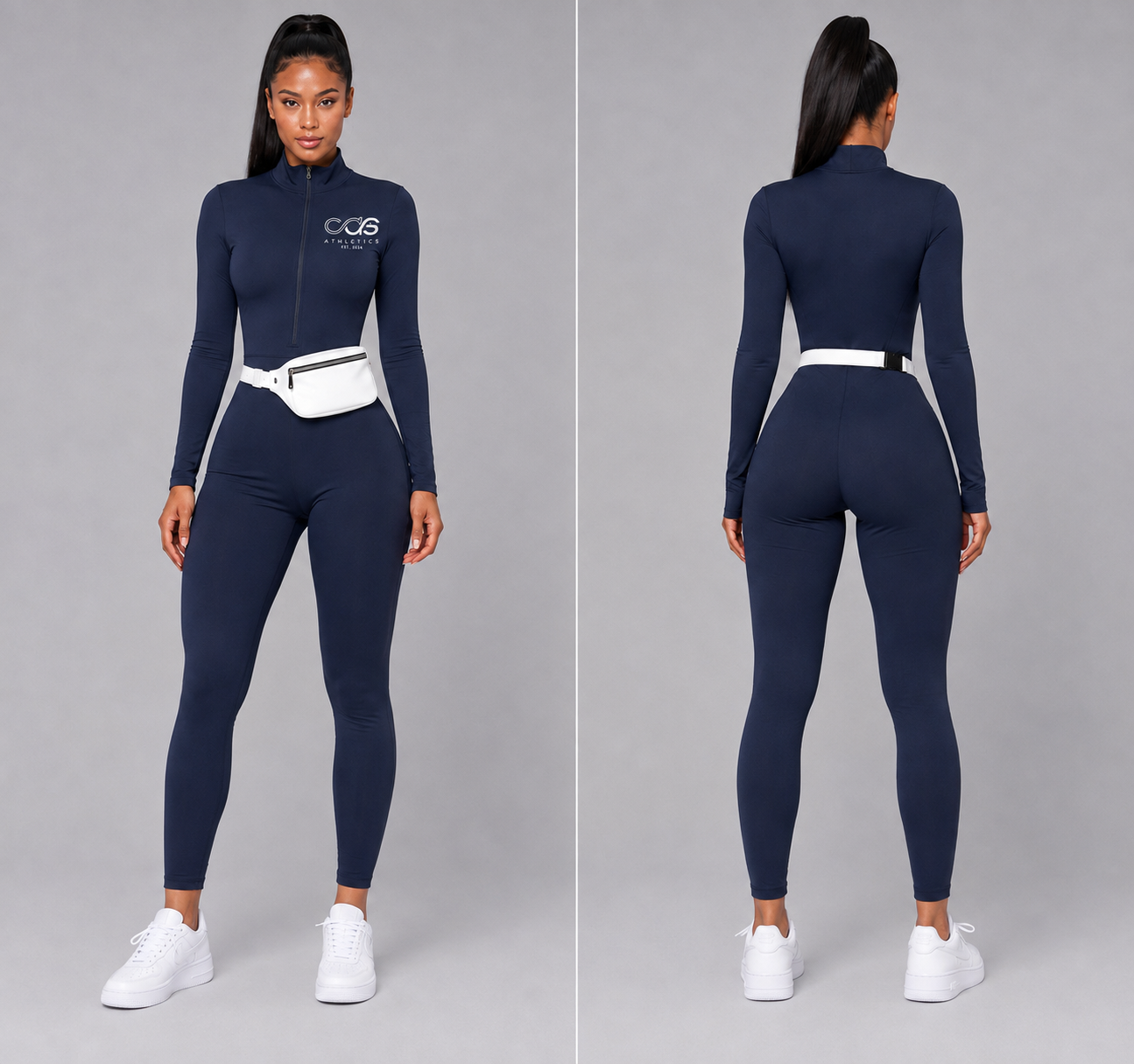 CAS City Sculpt Long-Sleeve Jumpsuit