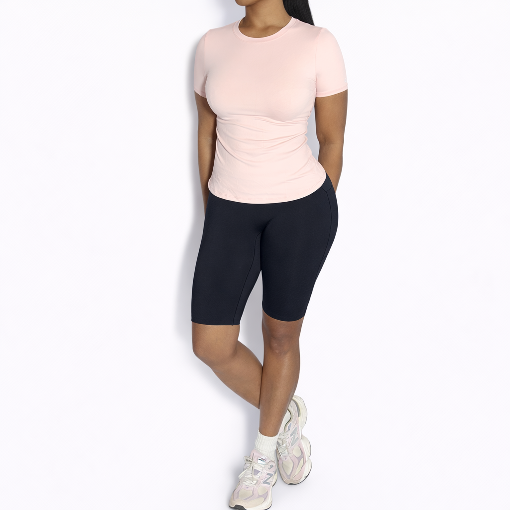 CAS Cross Back Short Sleeve Tops
