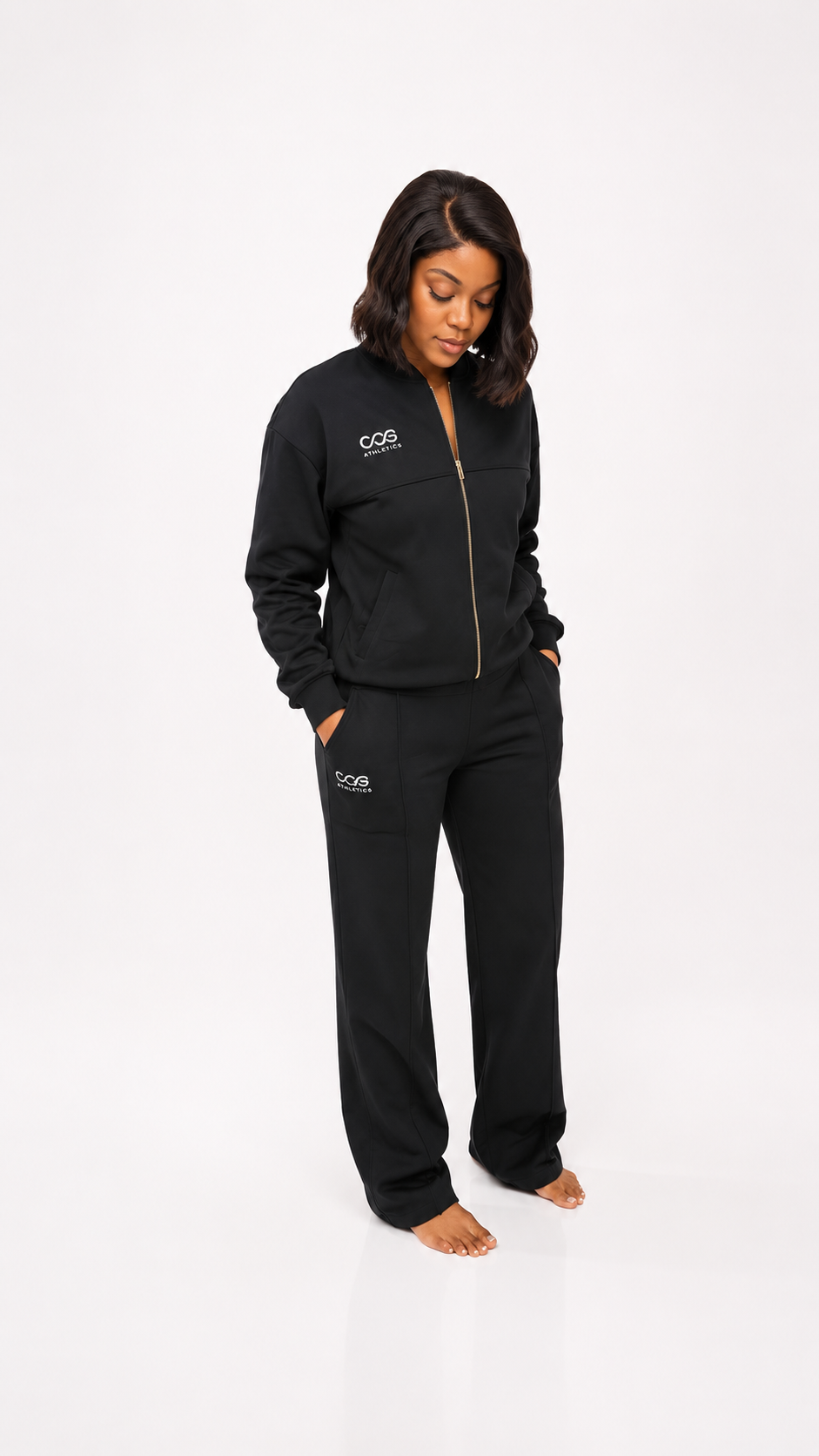 CAS NOIR LUXE TRACKSUIT