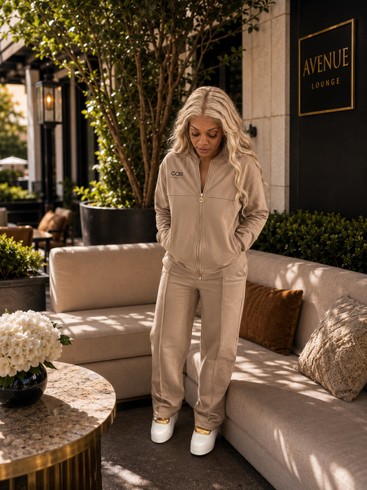 CAS NOIR LUXE TRACKSUIT