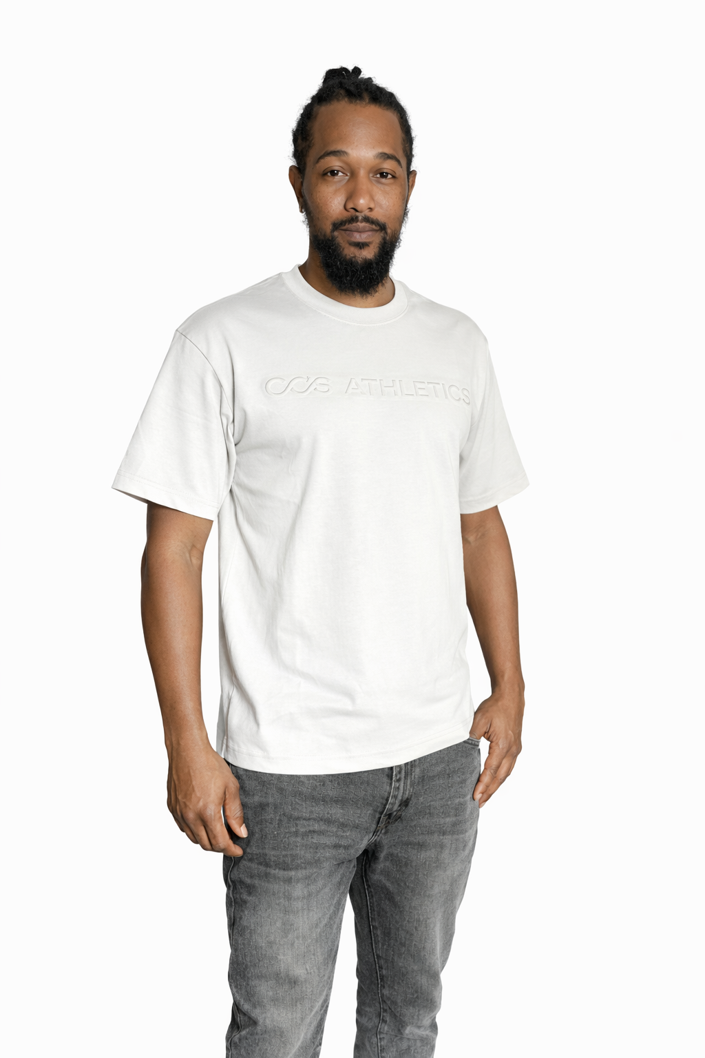 CAS Men Casual Emboss T-Shirts